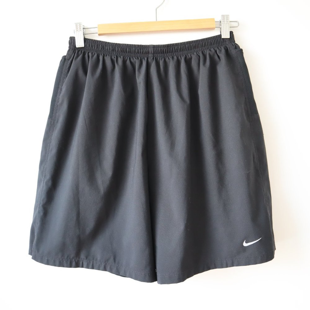 Nike Dri Fit Black Women's Running Shorts, Size Medium